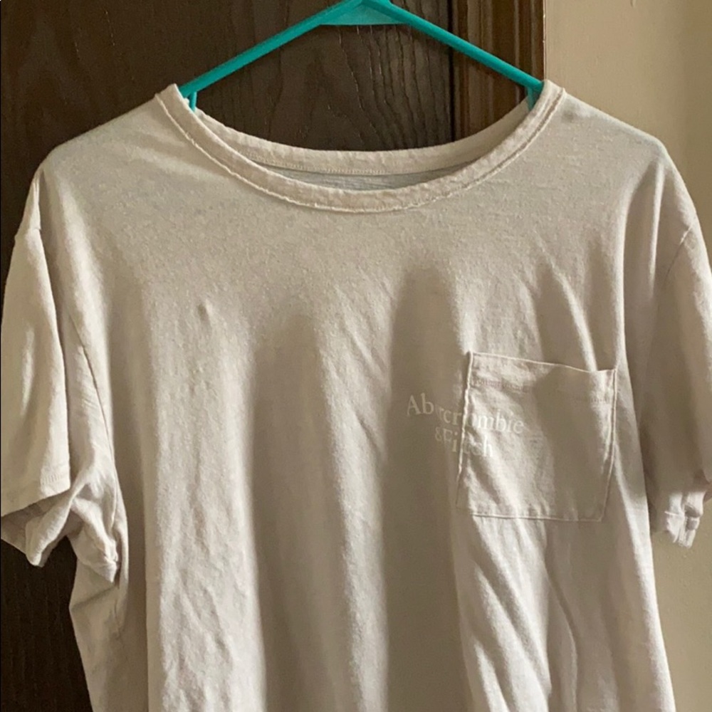 Abercrombie & Fitch “Soft tee” (cream color)